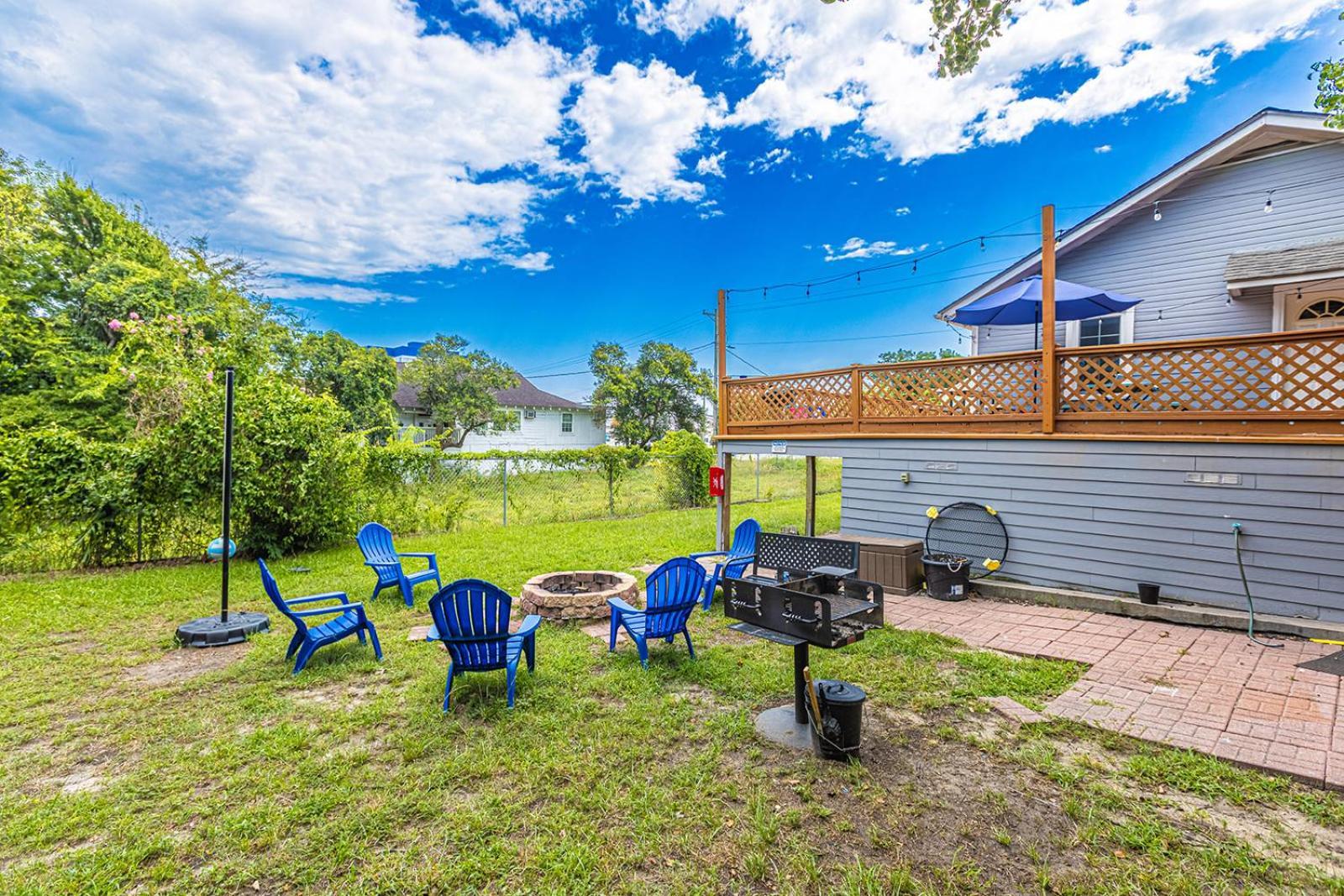 Gorgeous Centrally Located Ocean View 2 King, Huge Private Yard & Deck, Firepit, Bbq, & Game Tables Myrtle Beach Exterior foto