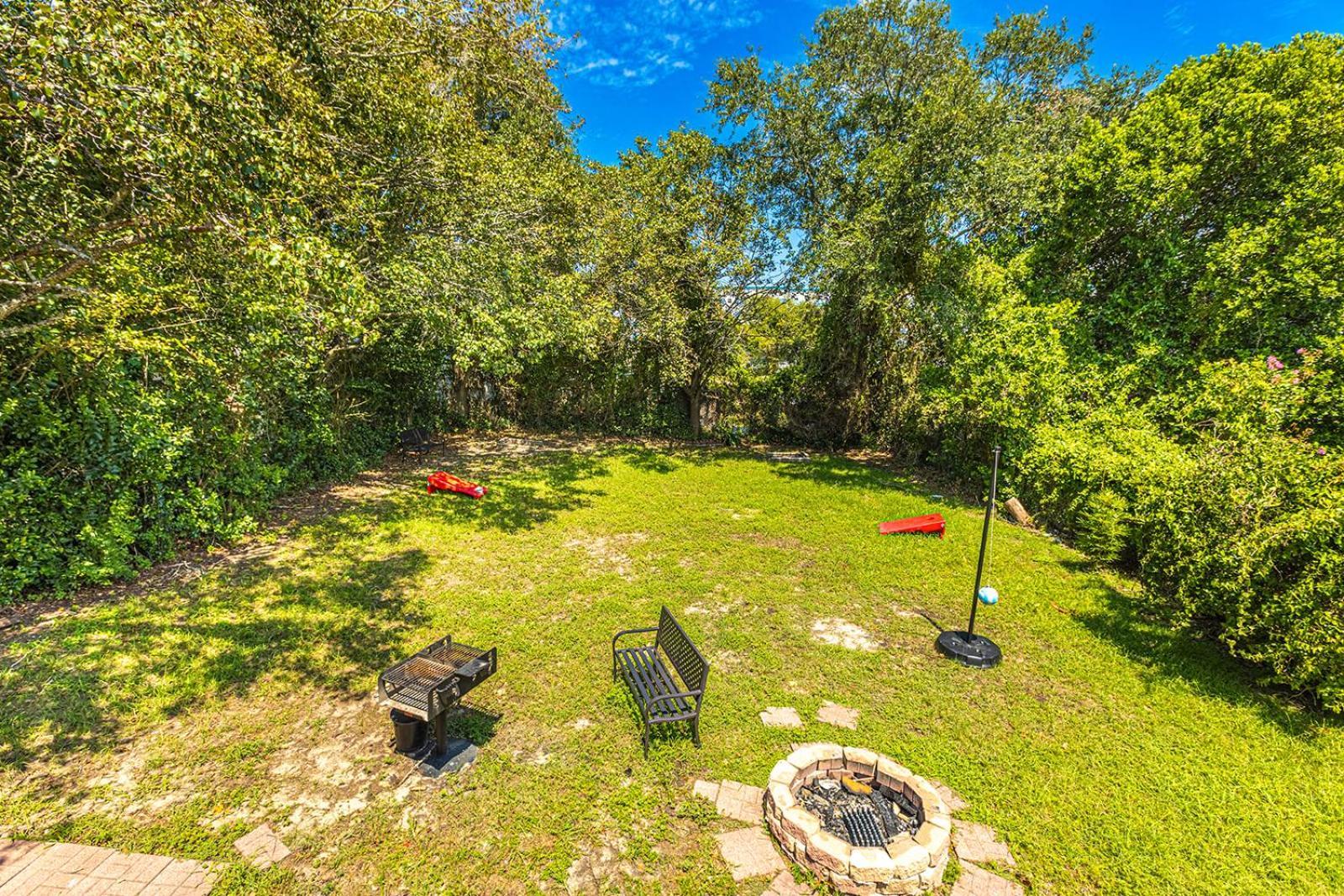 Gorgeous Centrally Located Ocean View 2 King, Huge Private Yard & Deck, Firepit, Bbq, & Game Tables Myrtle Beach Exterior foto